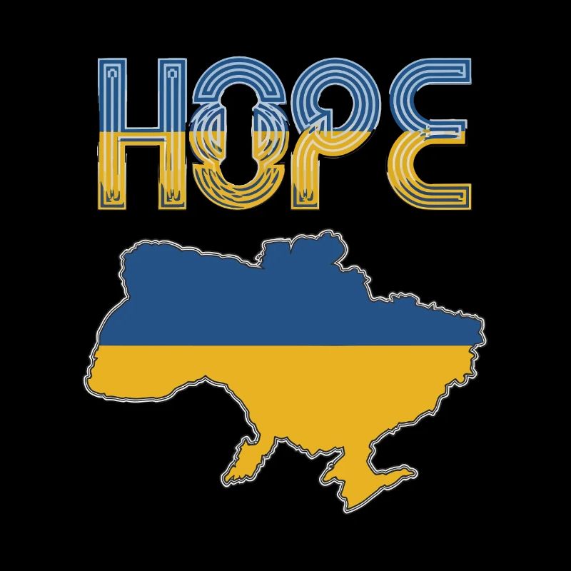 Hope for Ukraine – Patriotic Support Design