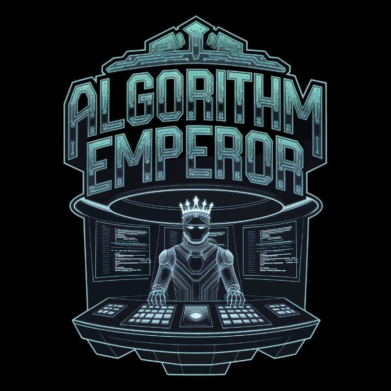 Algorithme Empereur Cyber Roi Tech Artwork