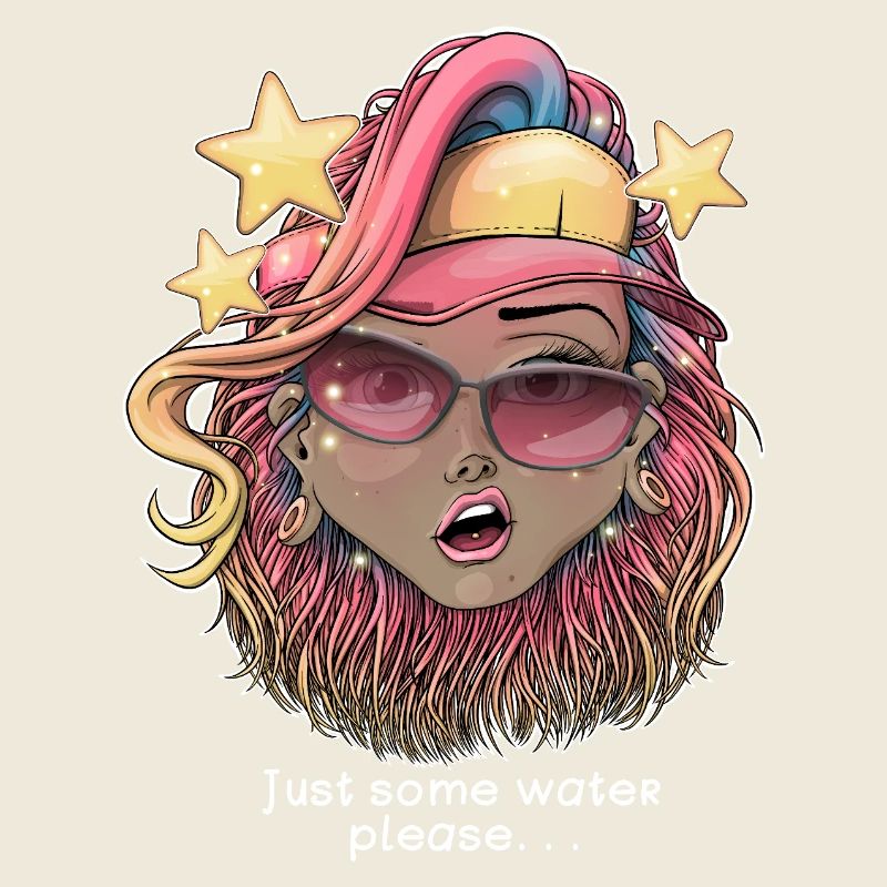 Regenbogen Hitzschlag Mädchen Design