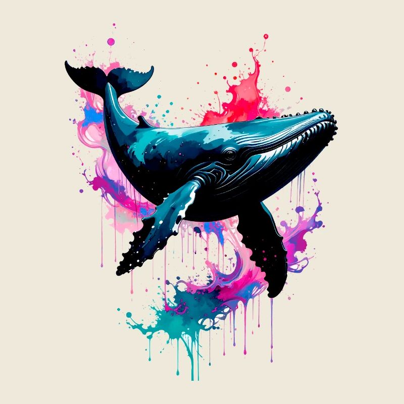 Wal, illustration,bunt,graffiti,bunt,splash