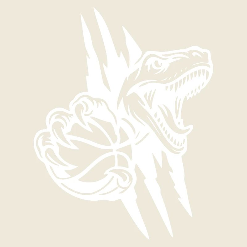 Brüllender Raptor-Basketball