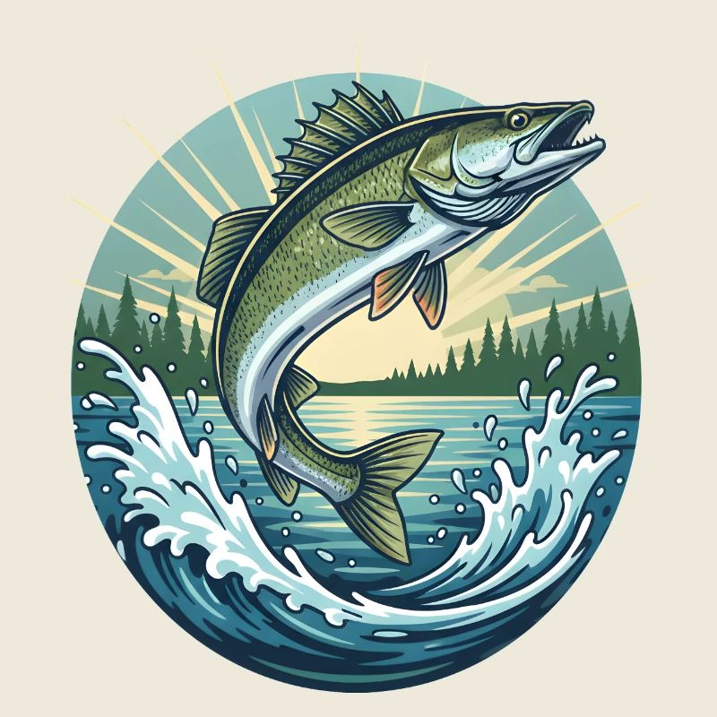 Springender Zander