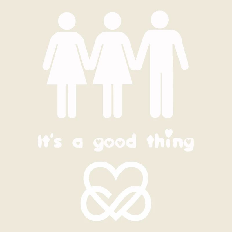 Polyamory Love Swinger Relationship Threesome Gift