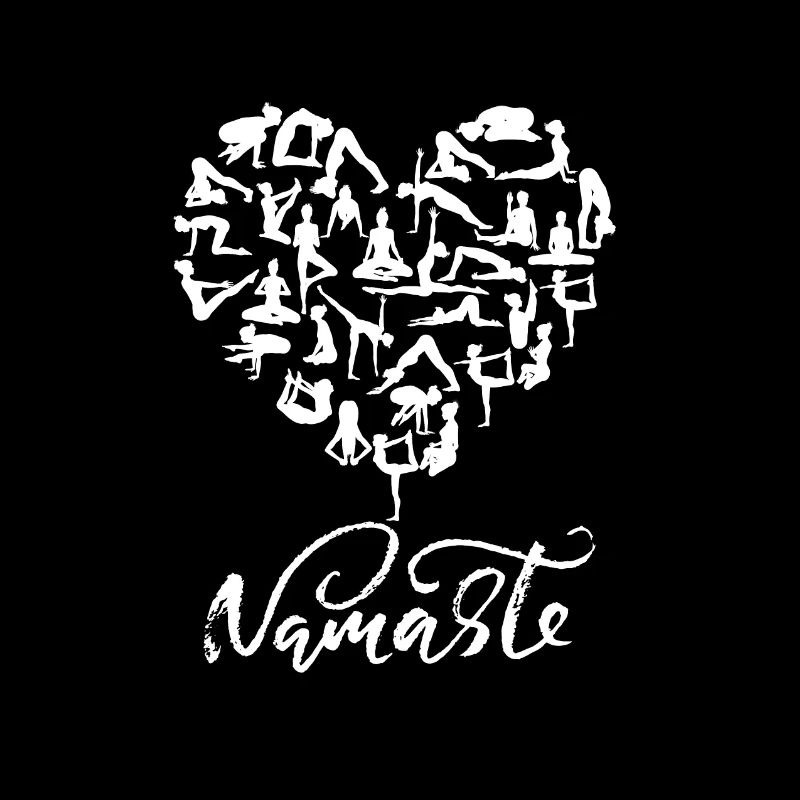 NAMASTE Yoga Herz (3)