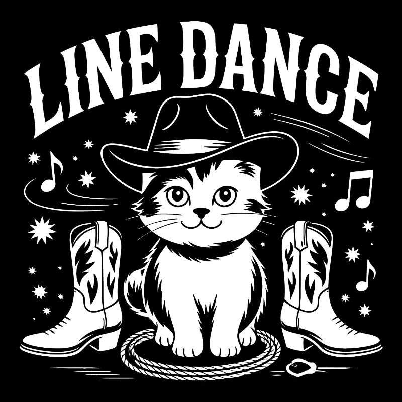 I love my cat and line dancing