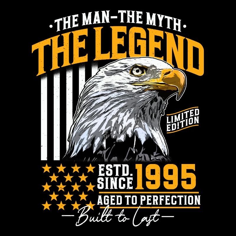 Jahrgang 1995 Mann Mythos Legende Geburtstag