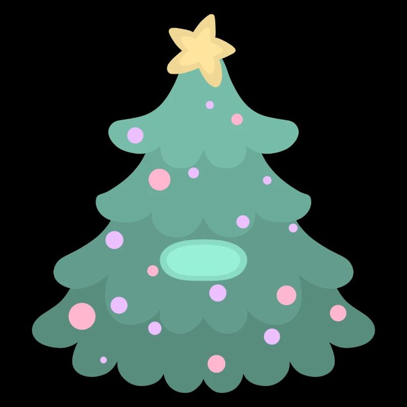 Weihnachtsbaum - Namensschild