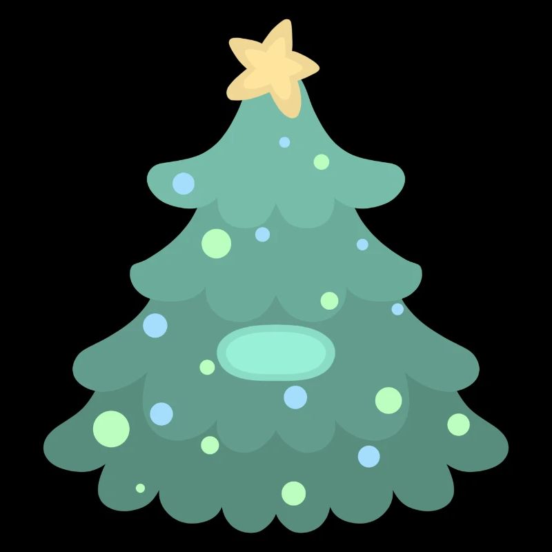 Weihnachtsbaum - Namensschild