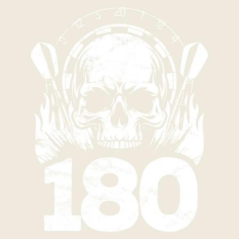 Darts - Skull - 180 - Gift