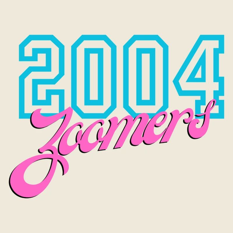 2004 Zomers Retro Neon Tee