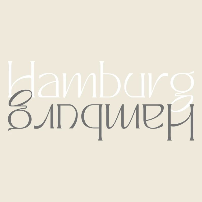 Hamburg Wordmark Mirror