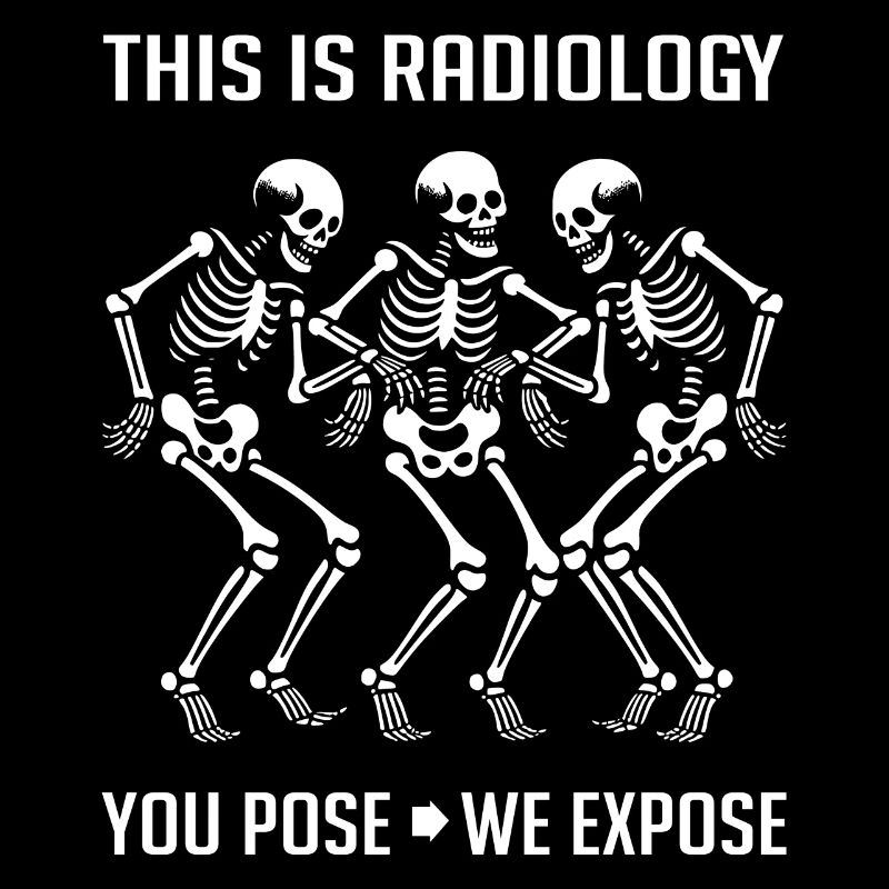 Squelettes dansants Drôle de radiologie Dire