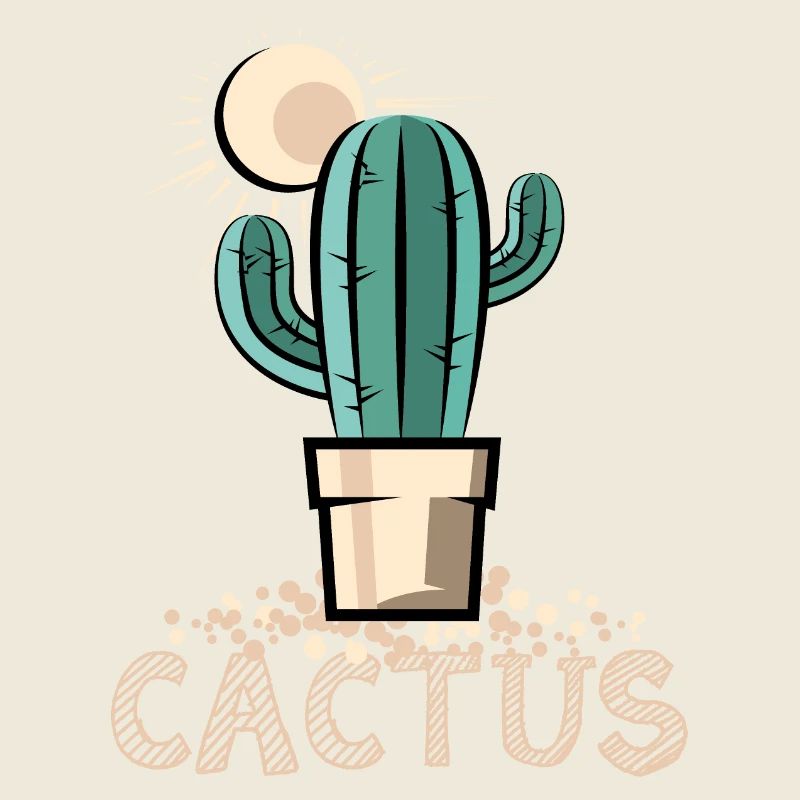 cactus cactus cactus symbol sun desert sand