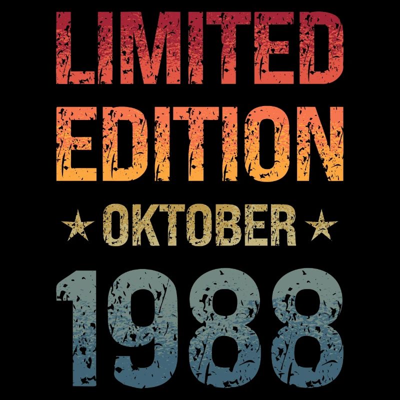 Édition limitée fête d’anniversaire Vintage 1988
