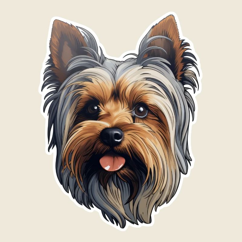 Yorkshire Terrier Head