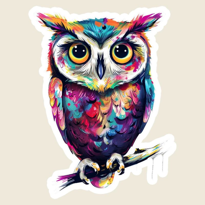 Niedliche Eule Kawaii Maskottchen