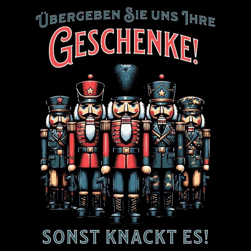 Nussknacker Armee will meine Geschenke haben