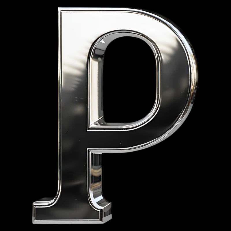 Chrome ,, P " Metallic