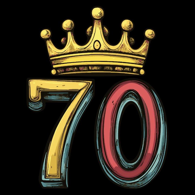 70 Zahl Krone