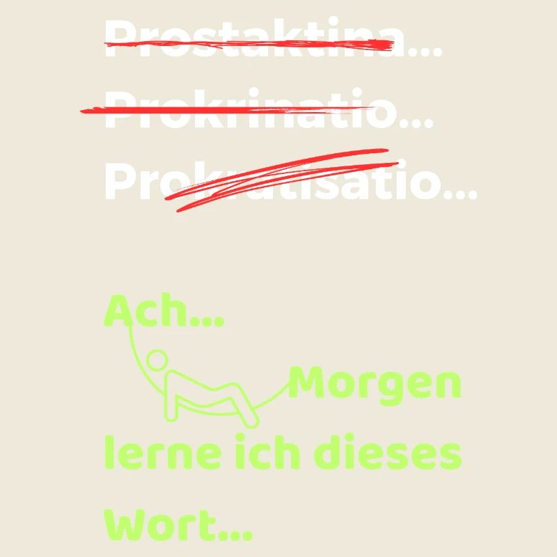 Procrastination Blague Drôle Dire Hamac