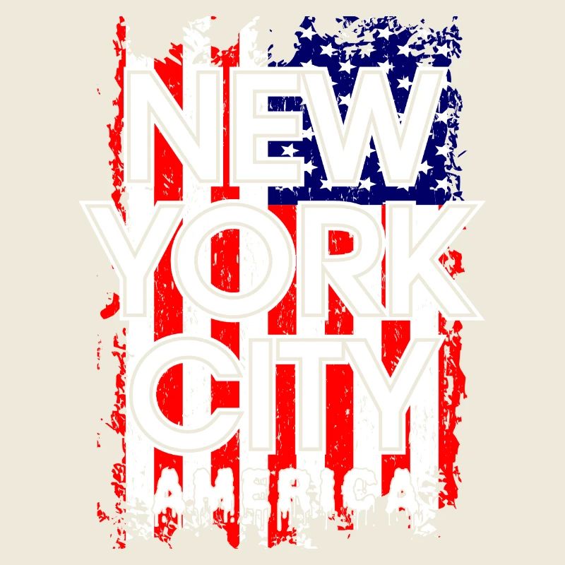 Conception de motif de drapeau de la ville de New York