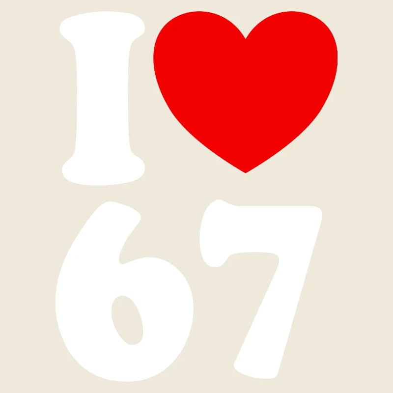 Fun 67 Numéro 6-7 I Cœur 6 7 Six Sept