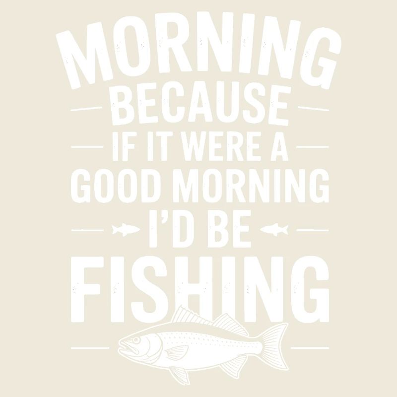 Illustration de citation de pêche matinale