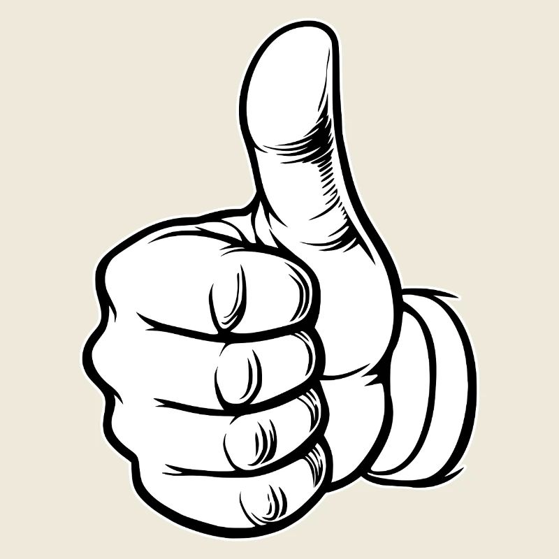 OK Daumenhoch Handsymbol 