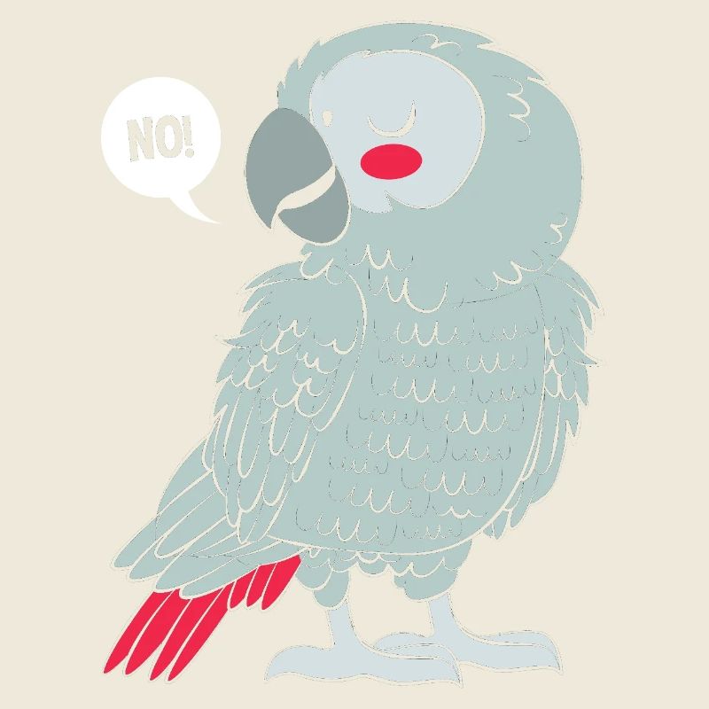 Papagei Grau Graupapagei