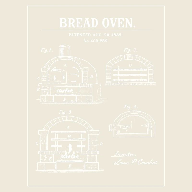 Bread Oven Blueprint Design