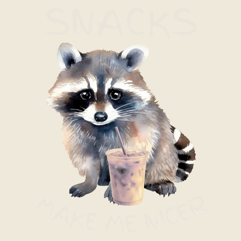 Waschbär-Snackzeit