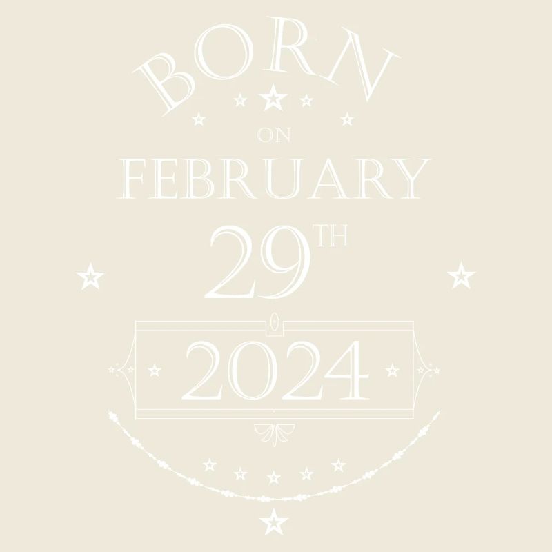 Born on February 29th 2024 white