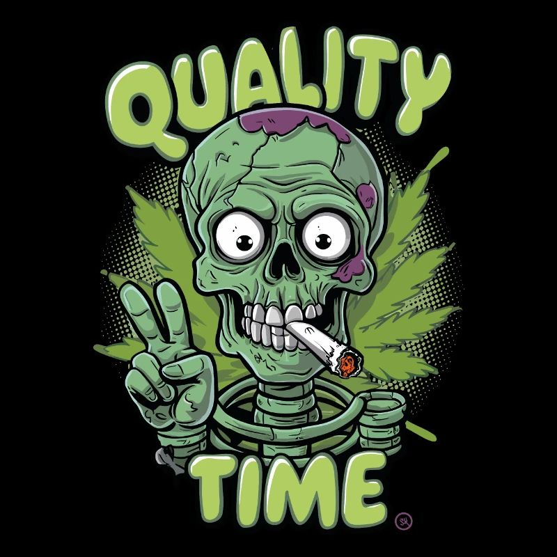 Skull Kiffer - Quality Time, Totenkopf