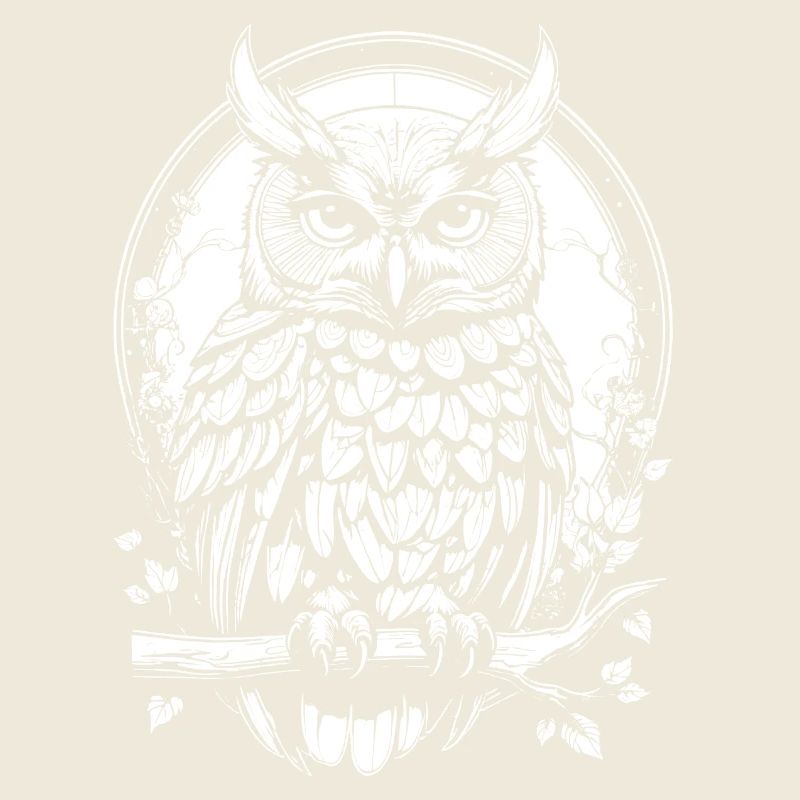 Owl on a branch