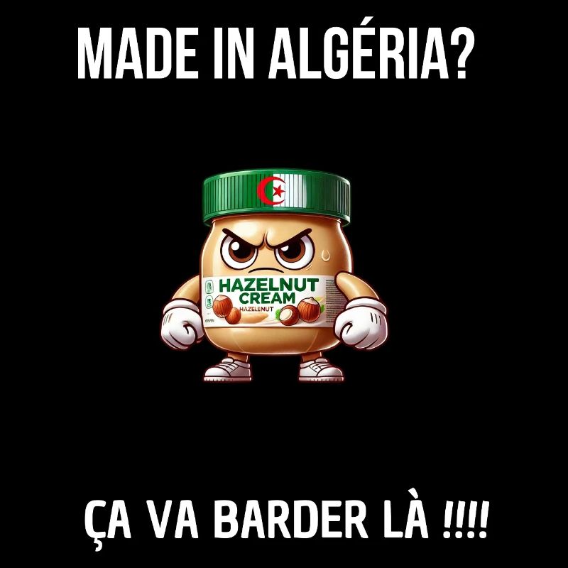 Made in algeria écriture blanche