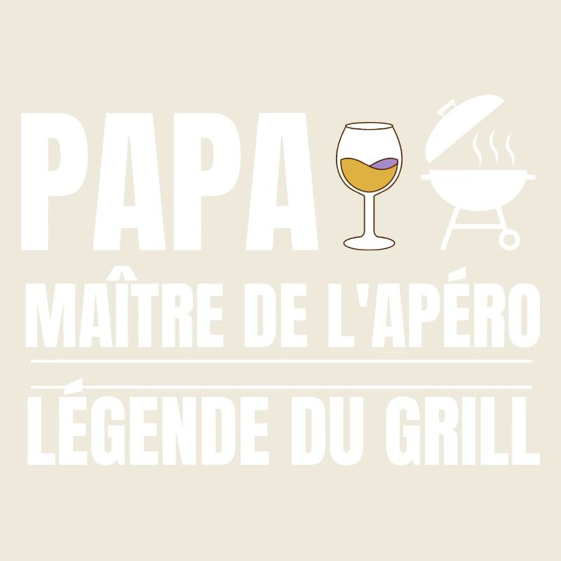 Papa Maître Apéro Gril Légende