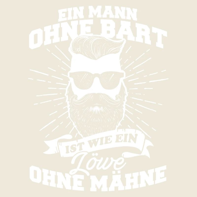 Mann Bart Löwe Vollbart