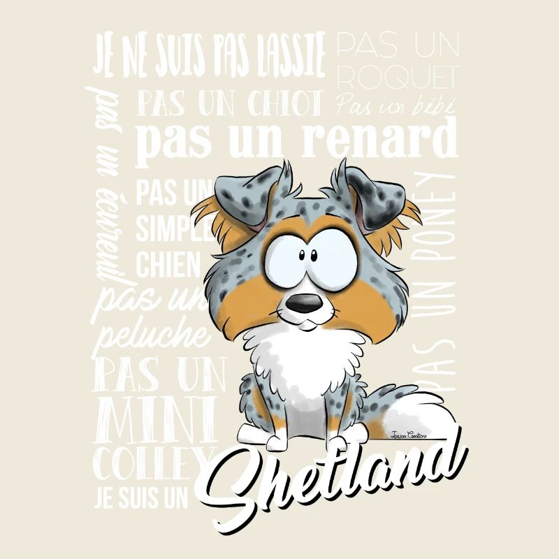 Ich bin Shetland - Blue Merle Tricolor EN