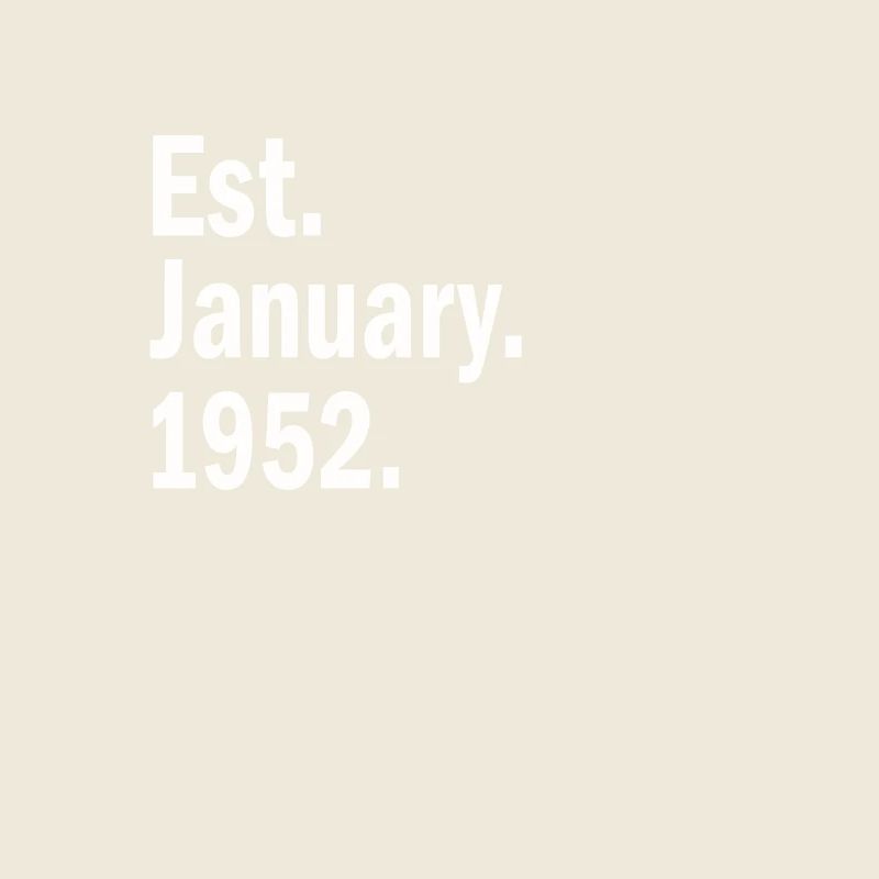 Est January 1952