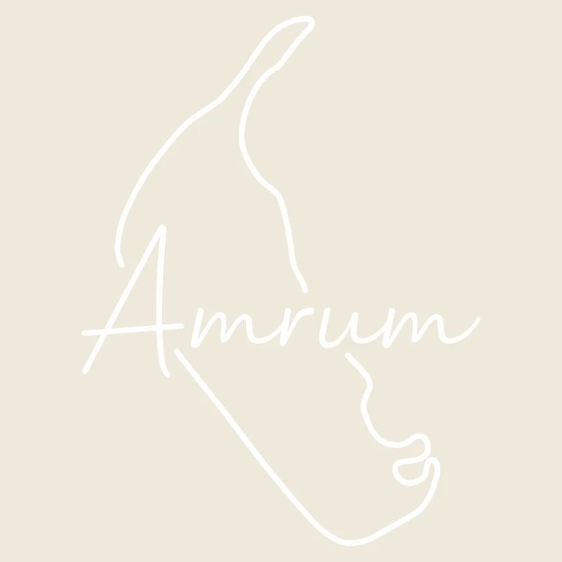 Amrum | Map line art minimalism