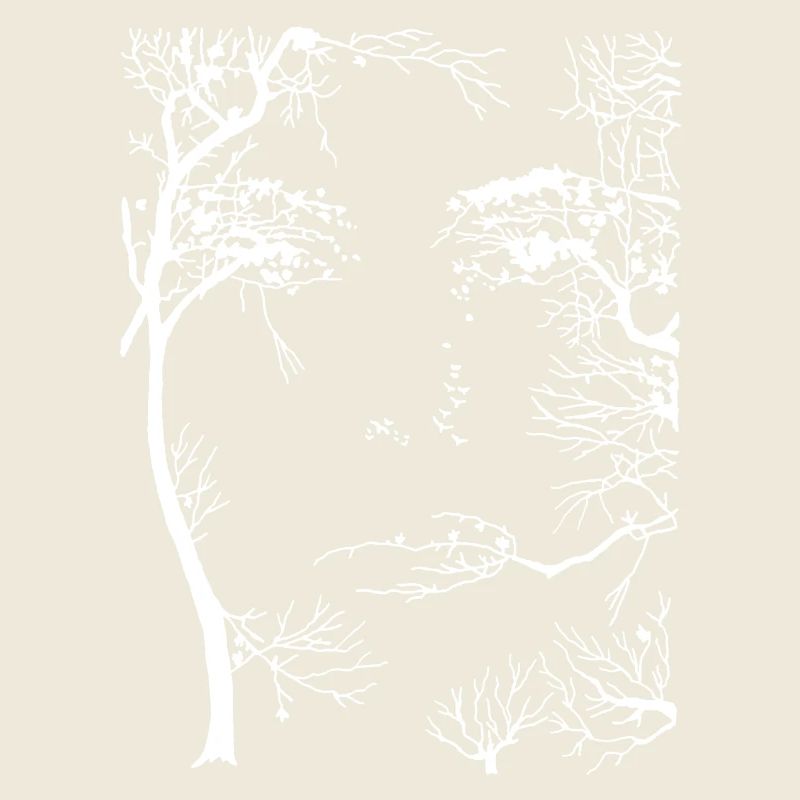 Visage de la forêt (blanc)