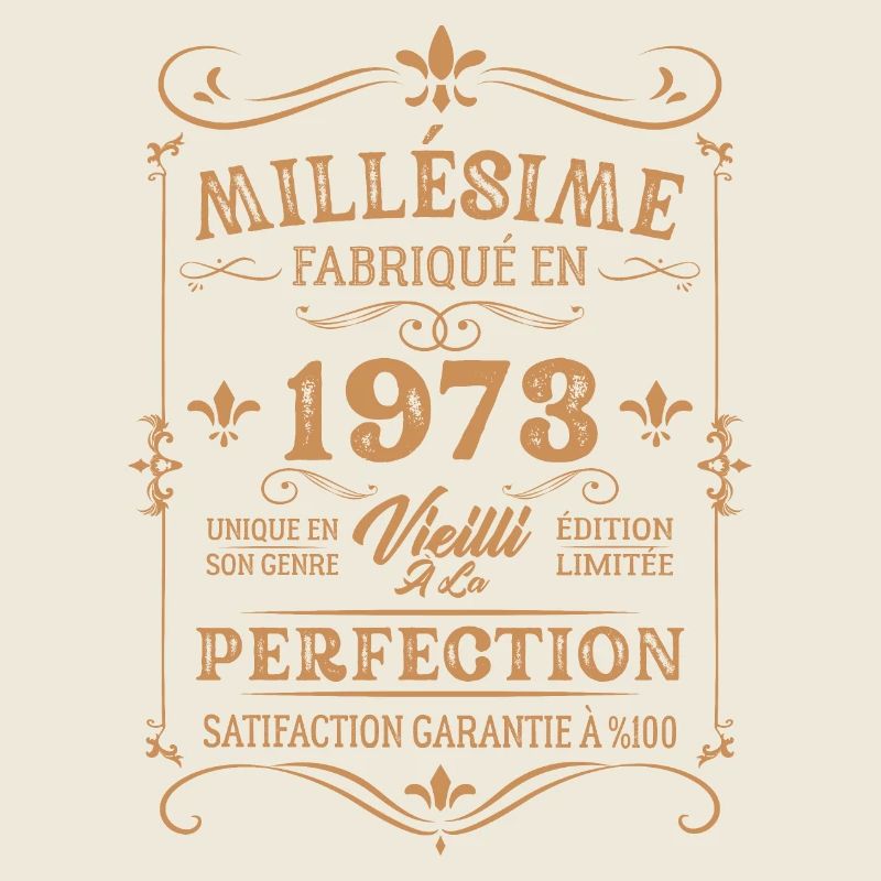 Cadeau D'anniversaire Millésime Fabriqué En 1973