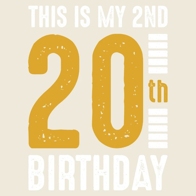 20. Geburtstag Bold Gold