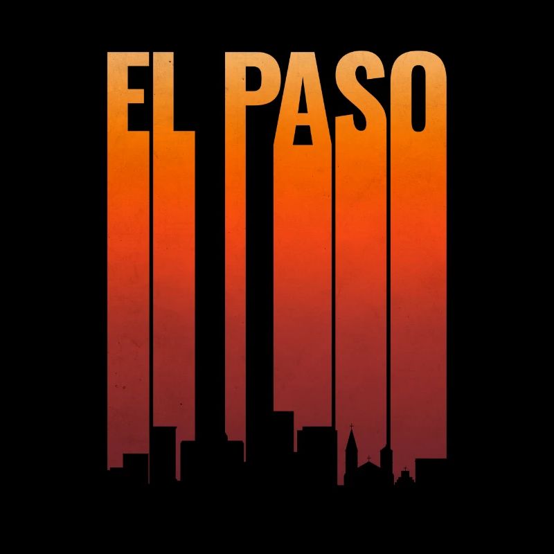 El Paso Skyline Sonnenuntergang