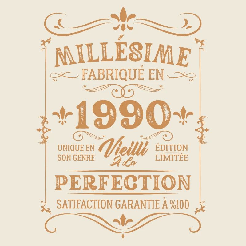 Cadeau D'anniversaire Millésime Fabriqué En 1990