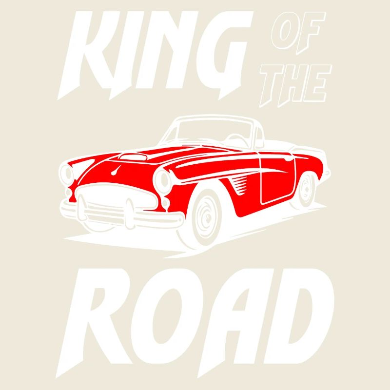 Roi de la voiture classique de la route