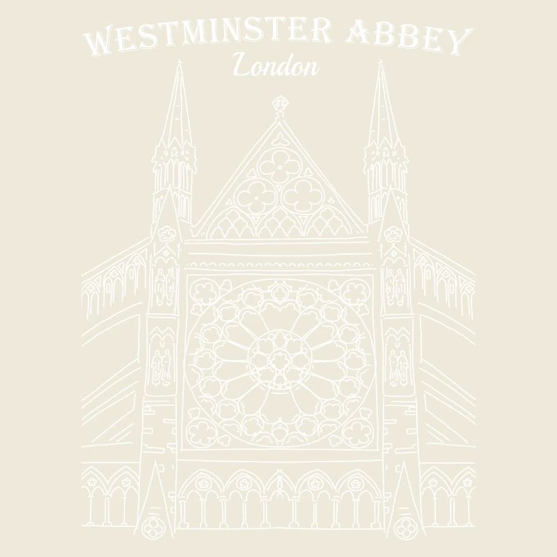 Londres, l’abbaye de Westminster, dessin de l’Angleterre