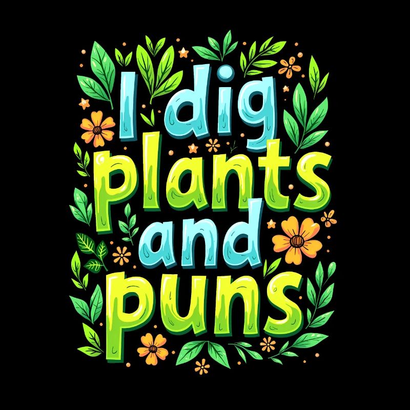 I DIG PLANTS AND PUNS