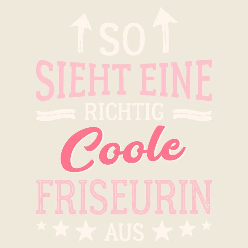 So sieht eine richtig coole Friseurin aus Coiffeur