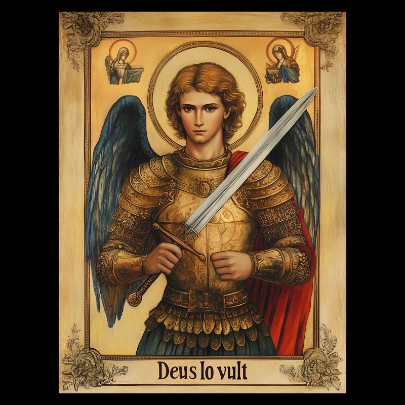 Deus lo vult Christlicher Erzengel Michael